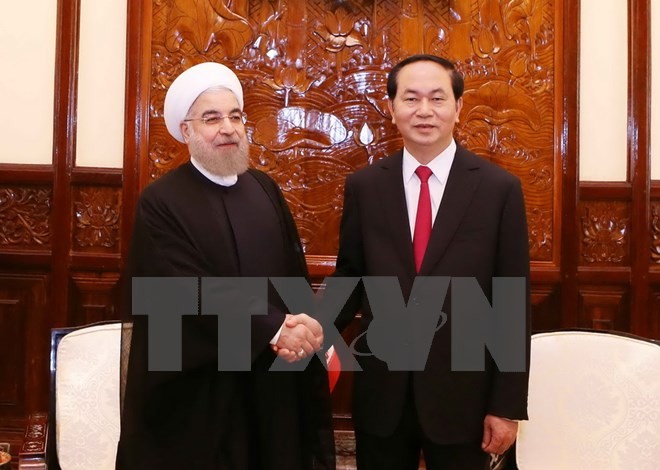 Banquet d'Etat offert en l'honneur du président iranien - ảnh 1